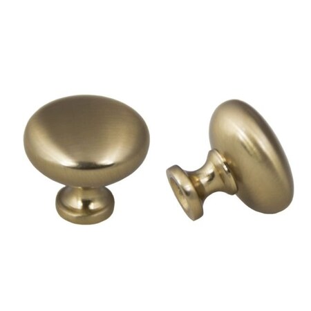 Crown 1-1/2" Mushroom Cabinet Knob Rose Gold Finish CHK81361RG